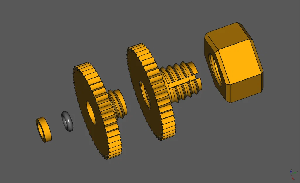 Đầu nối ống PTFE cho hộp chống ẩm (Dry Box Connector) in 3D - Image 1