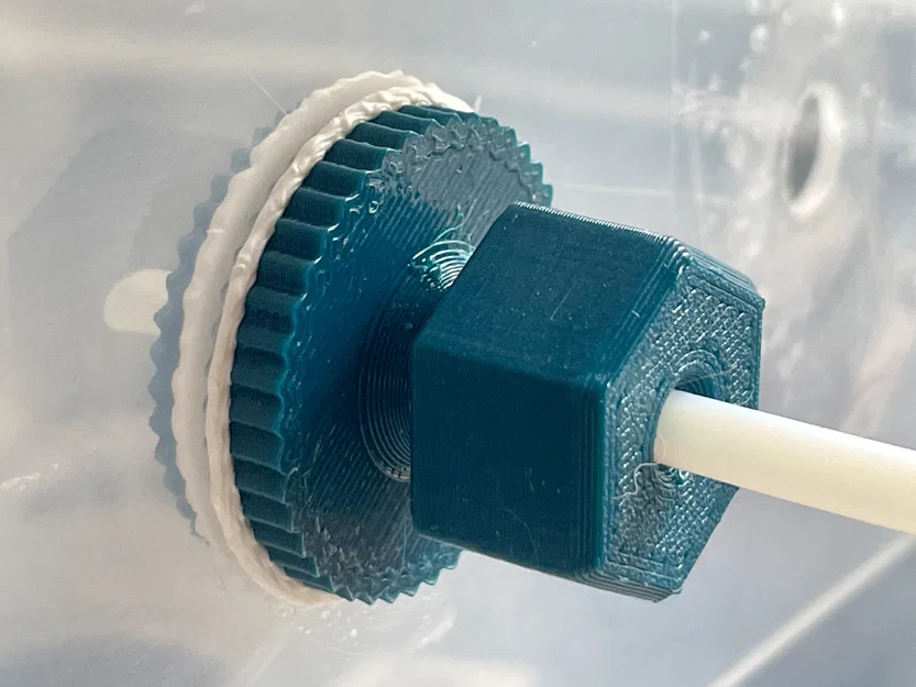 Đầu nối ống PTFE cho hộp chống ẩm (Dry Box Connector) in 3D - Image 3
