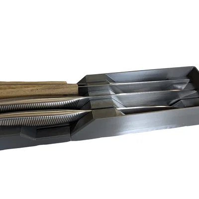 Khay đựng dao bếp 4 ngăn chuẩn hệ Gridfinity