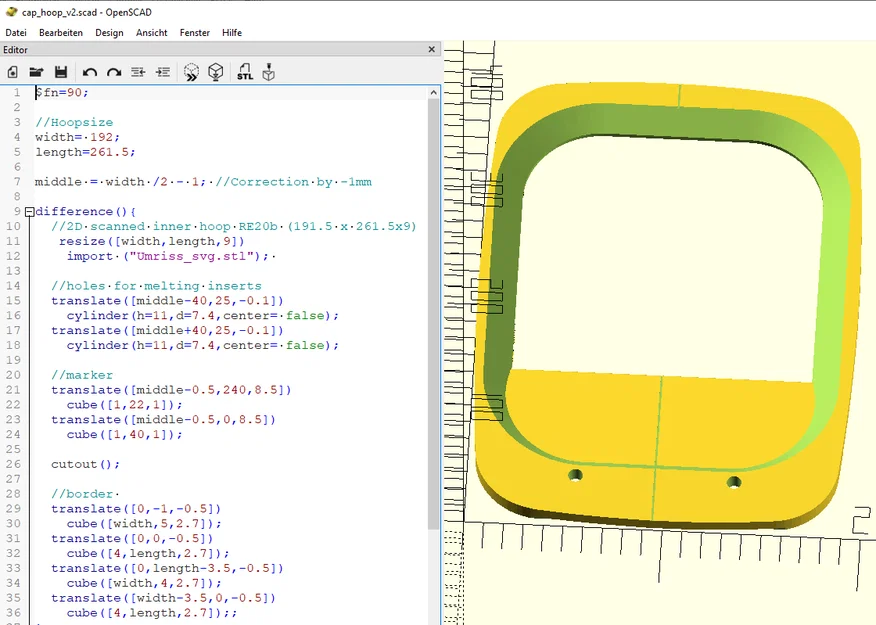 Insert hoop thêu nón cho Janome/Elna RE20b hoặc type b (như HH10b) - Image 8