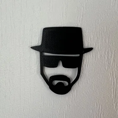 Mô hình treo tường Heisenberg từ Breaking Bad - In 3D siêu ngầu