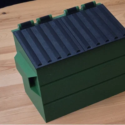 Mô hình thùng rác mini (dumpster) để bàn in 3D độc đáo