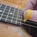 Gảy đàn (Thumb pick) công thái học cho guitar, banjo, Dobro - dễ in - Thumbnail 1