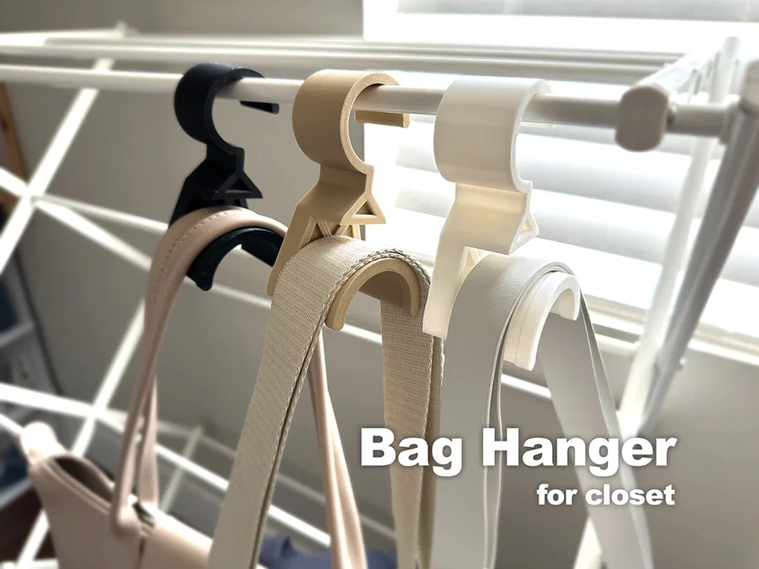 Móc treo túi cho tủ quần áo (Bag Hanger for Closet) - Image 1