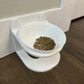 Giá đỡ chén cho mèo nâng cao (Elevated Cat Bowl stand) - Thumbnail 1