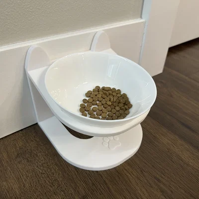 Giá đỡ chén cho mèo nâng cao (Elevated Cat Bowl stand)
