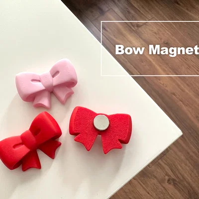 Bow Magnet (Nam châm nơ dễ thương)