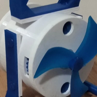 Quạt Cầm Tay Vận Hành Bằng Cơ Học (Hand Powered Fan) Độc Đáo
