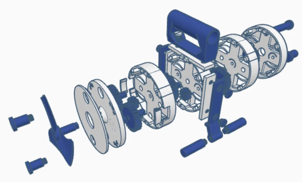 Quạt Cầm Tay Vận Hành Bằng Cơ Học (Hand Powered Fan) Độc Đáo - Image 4