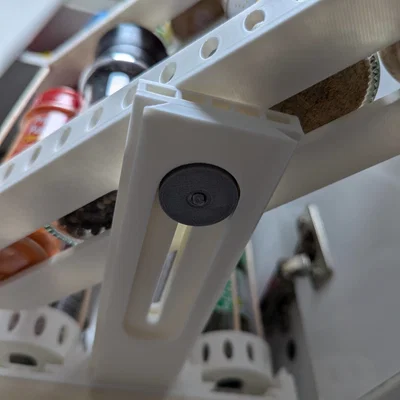 Bộ ốc vít và chốt khóa in 3D cho kệ gia vị kéo thông minh