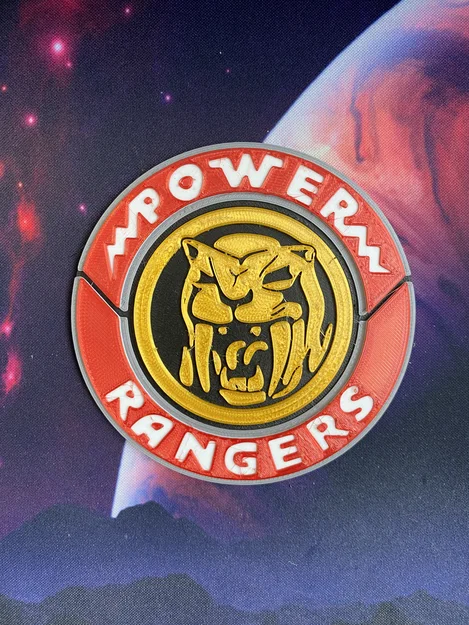 Bộ đế lót ly và huy hiệu Power Rangers (Mighty Morphin' Power Rangers) - Image 7