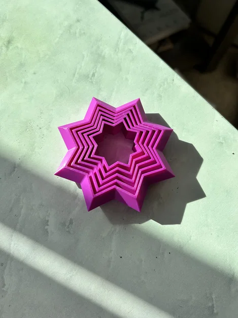 Mô hình ngôi sao linh hoạt Flexi Star in 3D cực kỳ thú vị - Image 1
