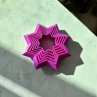 Mô hình ngôi sao linh hoạt Flexi Star in 3D cực kỳ thú vị