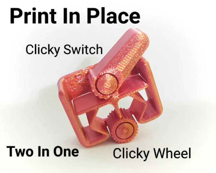 Đồ chơi giảm căng thẳng Two In One Clicky Fidget - Image 1