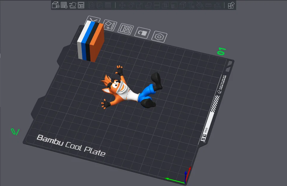 Mô hình nhân vật cáo Crash Bandicoot cử động linh hoạt - Image 2