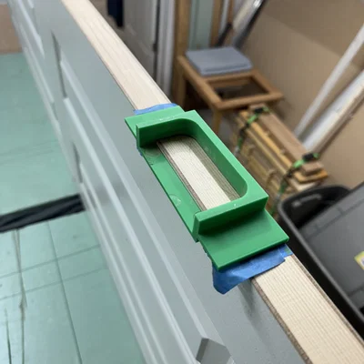 Jig Khoan/Phay Bản Lề Cửa 3.5" Có Cánh Kẹp (Door Hinge Jig with clamp downs)