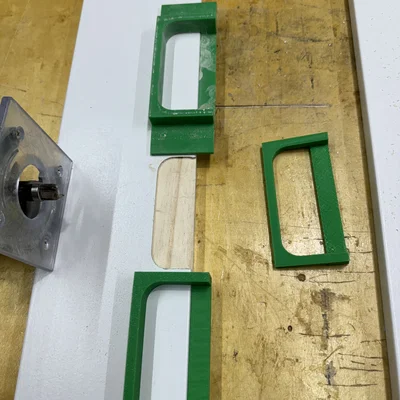 Jig Khoan/Phay Bản Lề Cửa 3.5" Có Cánh Kẹp (Door Hinge Jig with clamp downs)