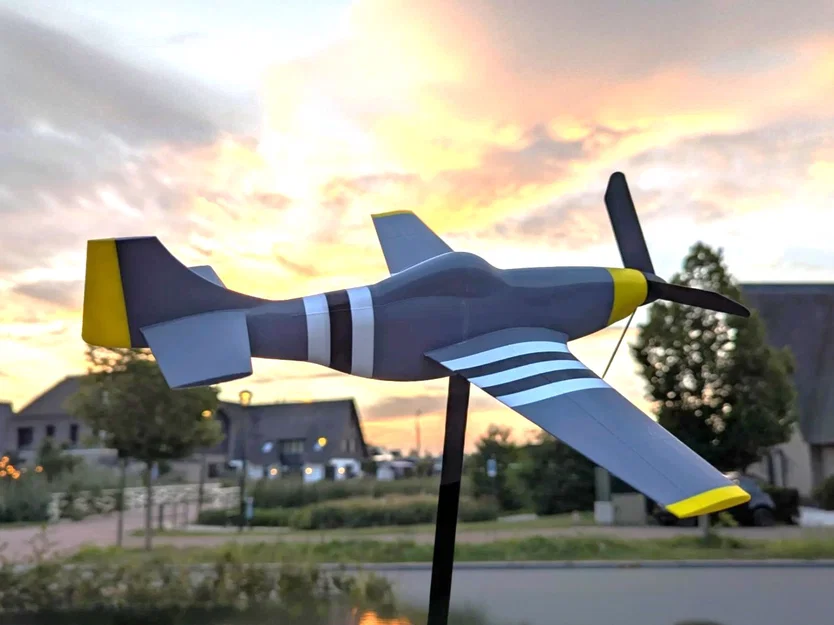 P-51 Mustang Wind Spinner (Chong chóng gió) - Image 1