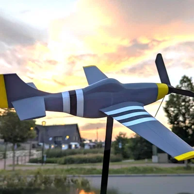 P-51 Mustang Wind Spinner (Chong chóng gió)