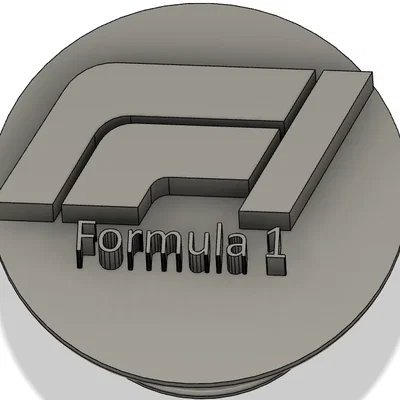 Phụ kiện Jibbitz hình logo Formula 1 cho dép Crocs cực chất