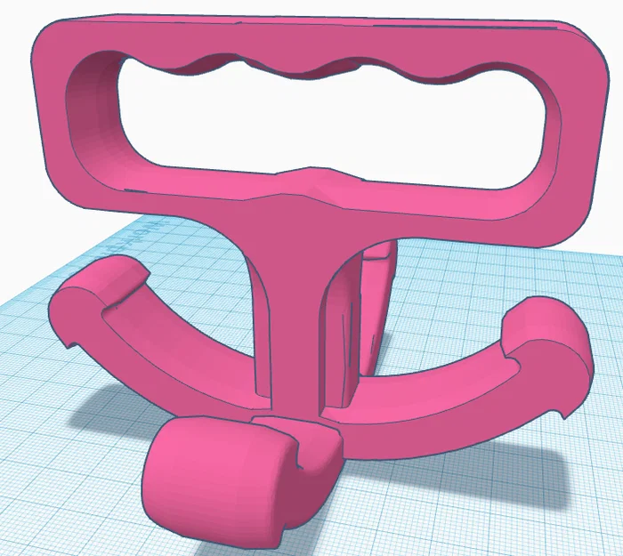 Tay cầm hỗ trợ xách nhiều túi nilon khi đi chợ - Mẫu in 3D tiện lợi - Image 3
