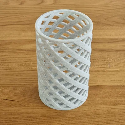 Ống cắm bút 3D thiết kế lưới đan chéo hiện đại