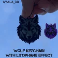 Móc khóa hình Sói (Wolf Keychain) - Thumbnail 1