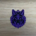 Móc khóa hình Sói (Wolf Keychain) - Thumbnail 2