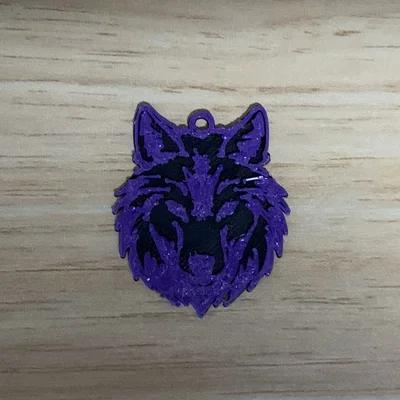 Móc khóa hình Sói (Wolf Keychain)
