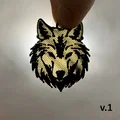 Móc khóa hình Sói (Wolf Keychain) - Thumbnail 3