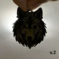 Móc khóa hình Sói (Wolf Keychain) - Thumbnail 4