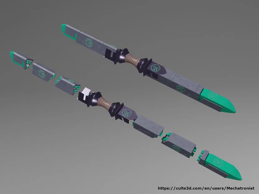 Đạo cụ Cosplay Rod of Seven Parts từ cuộc phiêu lưu D&D Vecna: Eve of Ruin - Image 1