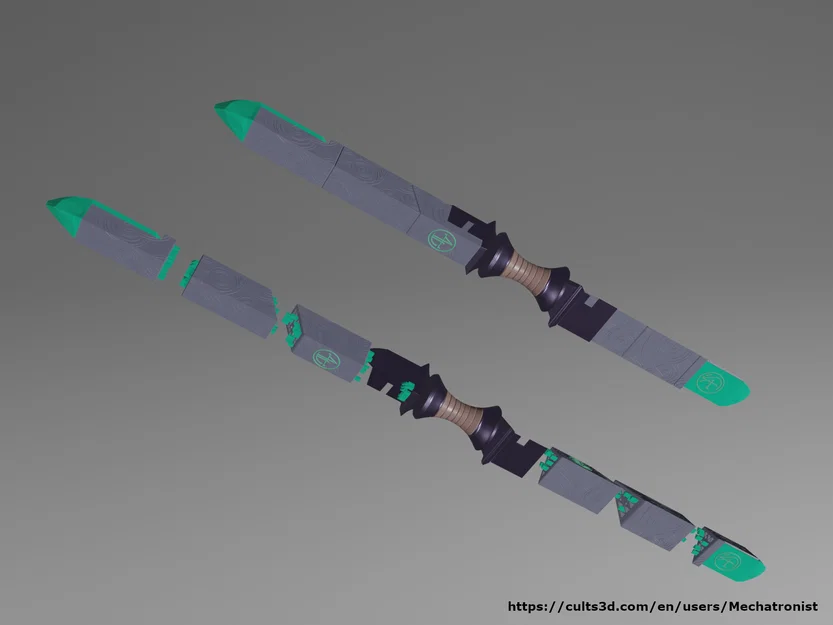 Đạo cụ Cosplay Rod of Seven Parts từ cuộc phiêu lưu D&D Vecna: Eve of Ruin - Image 2