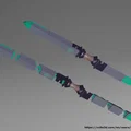 Đạo cụ Cosplay Rod of Seven Parts từ cuộc phiêu lưu D&D Vecna: Eve of Ruin - Thumbnail 2