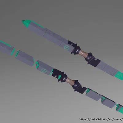 Đạo cụ Cosplay Rod of Seven Parts từ cuộc phiêu lưu D&D Vecna: Eve of Ruin