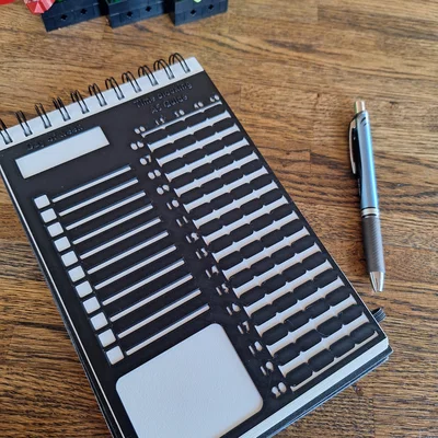 Thước stencil hỗ trợ Time Blocking