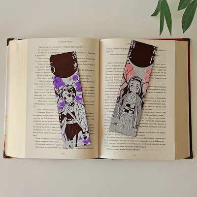 Nezuko & Shinobu - Bộ bookmark Thanh Gươm Diệt Quỷ 4/8