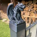 Mô hình Gargoyles trang trí trụ hàng rào độc đáo - Thumbnail 2