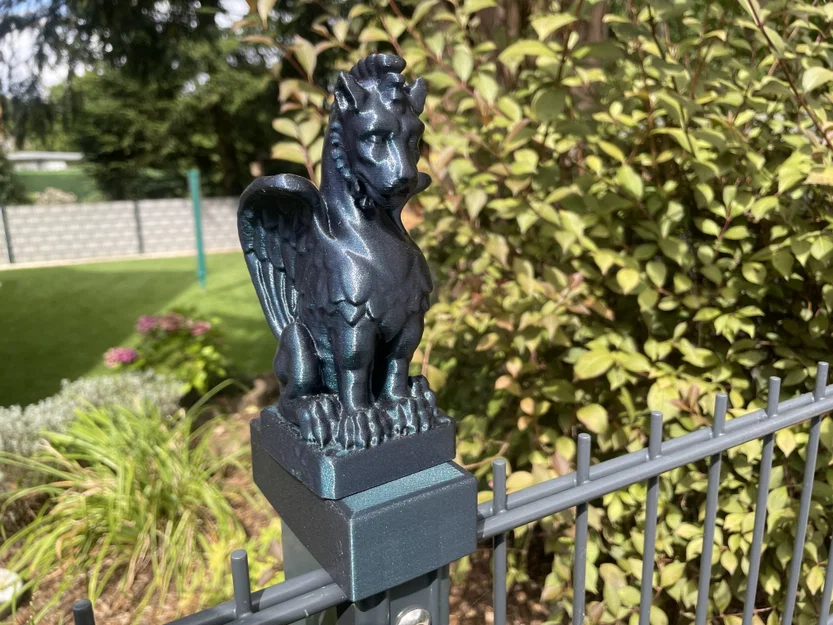 Mô hình Gargoyles trang trí trụ hàng rào độc đáo - Image 3
