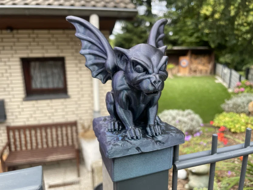 Mô hình Gargoyles trang trí trụ hàng rào độc đáo - Image 4