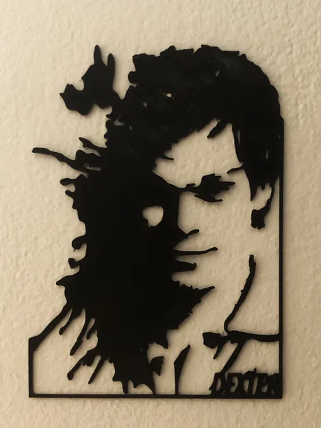 Tranh treo tường 3D Dexter Morgan ấn tượng cho người hâm mộ - Image 1