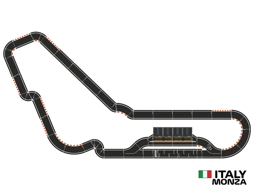Bộ mô hình Racing Circuits - Đường đua F1 Italy Monza - Image 1
