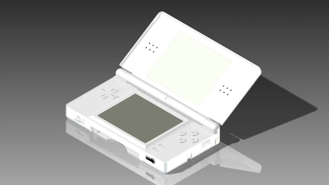 Nintendo DS Lite White (Mô hình 3D) - Image 1