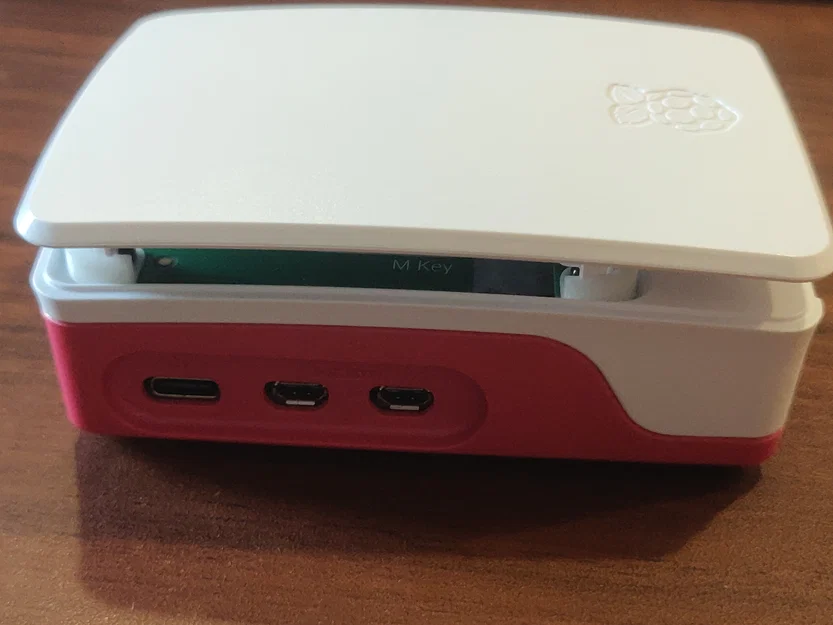 Giá đỡ nắp case Raspberry Pi 5 khi gắn M.2 HAT+ (File in 3D) - Image 2