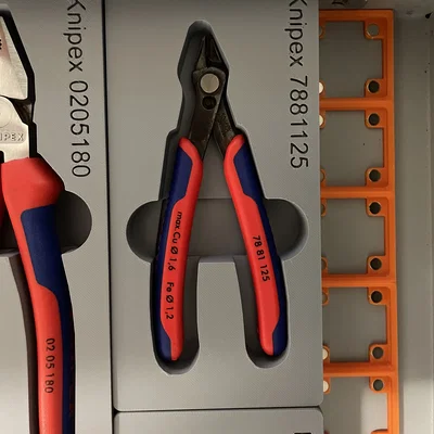 Khay in 3D Gridfinity cho kìm cắt chéo Knipex 7881125