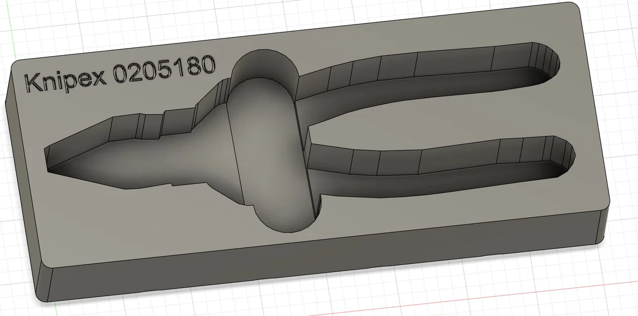Khay đựng kìm Knipex 0205180 chuẩn Gridfinity cho ngăn kéo - Image 4