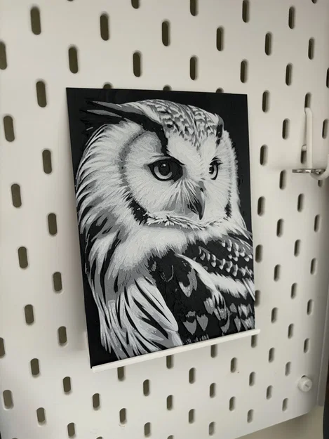 Hueforge Owl (Cú mèo) – Dễ in, đổi màu PLA - Image 4