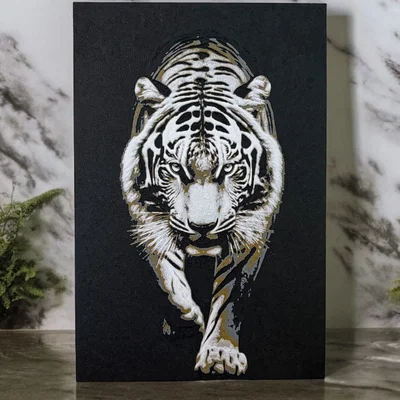 Hueforge Tiger – Tranh treo tường Hueforge con hổ