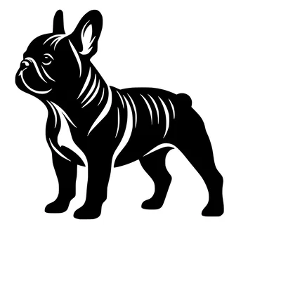 Mô hình chú chó French Bulldog nghệ thuật để bàn in 3D