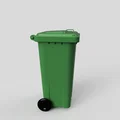 Ống cắm bút thùng rác có bánh xe (Wheelie bin pen pot) - Thumbnail 5